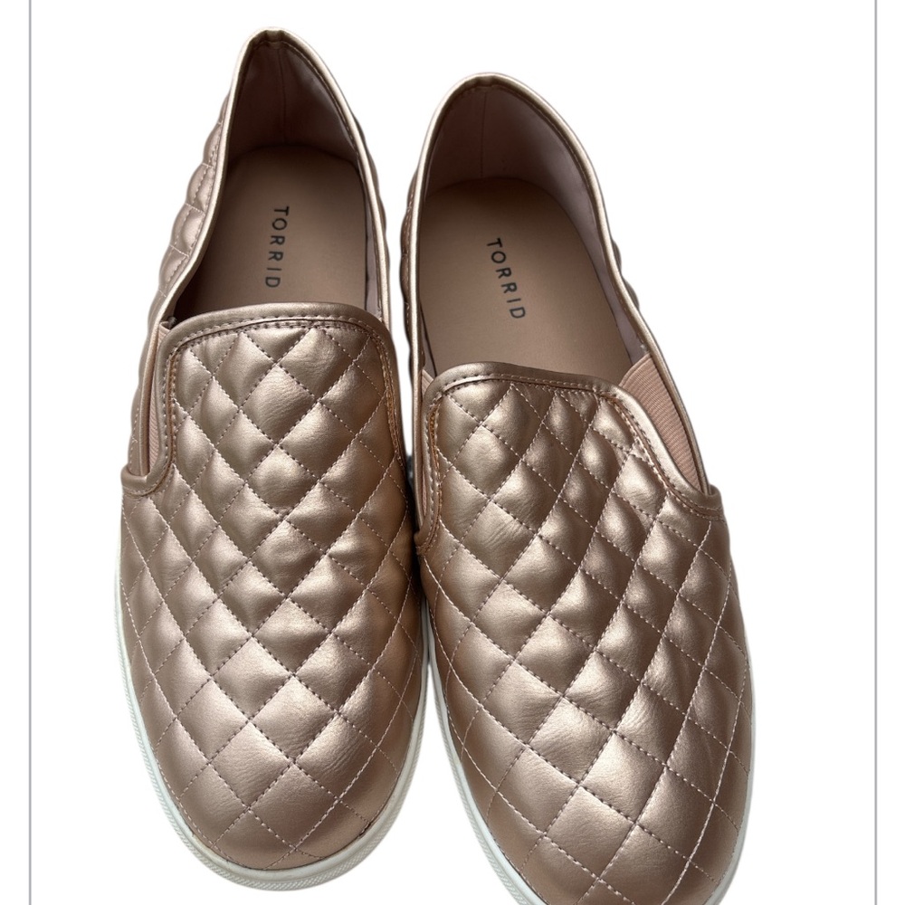 Torrid Women's Metallic Quilted Slip-On Sneakers